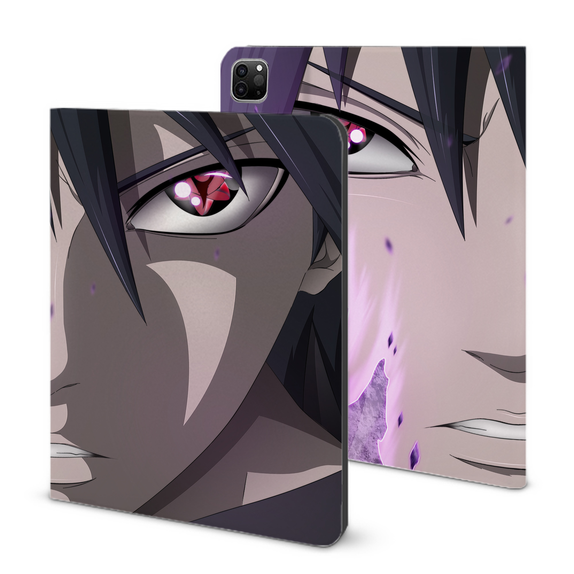 （画像用） NARUTO -ナルト- NARUTO -ナルト- 疾風伝 IPad ケース ブック型 PUレザー TPU 耐衝撃 軽量 薄型 ペン収納なし 全面保護 IPad 各モデル対応